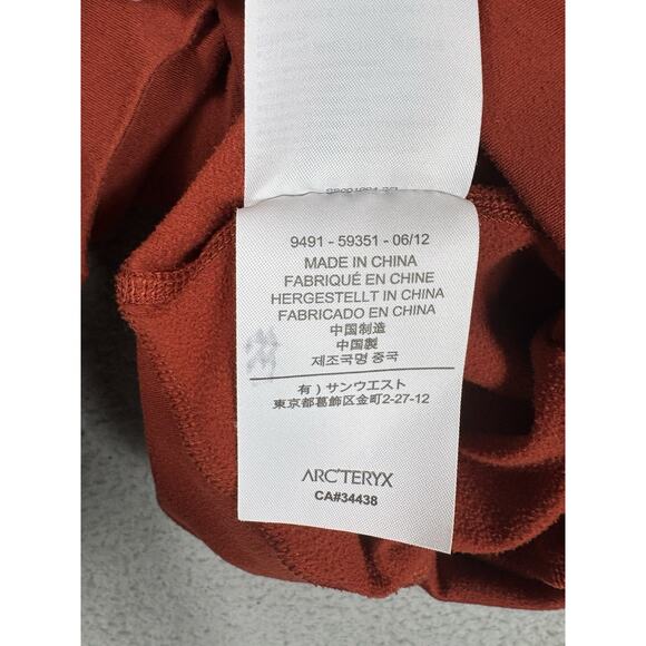 ARC'TERYX Delta Hoody Men’s XL Burnt Orange Baselayer Fleece Casual Performance - Picture 7 of 11